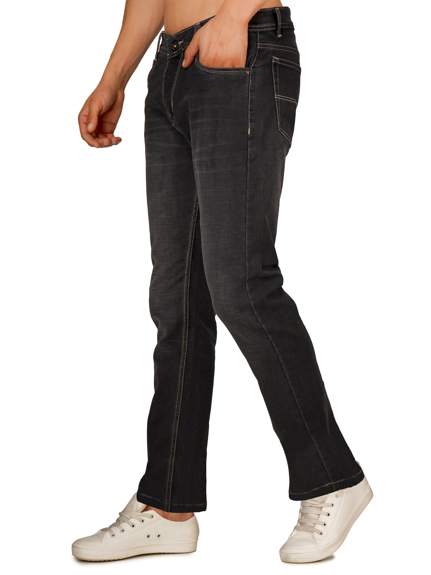 Noif Black Faded Sandwash