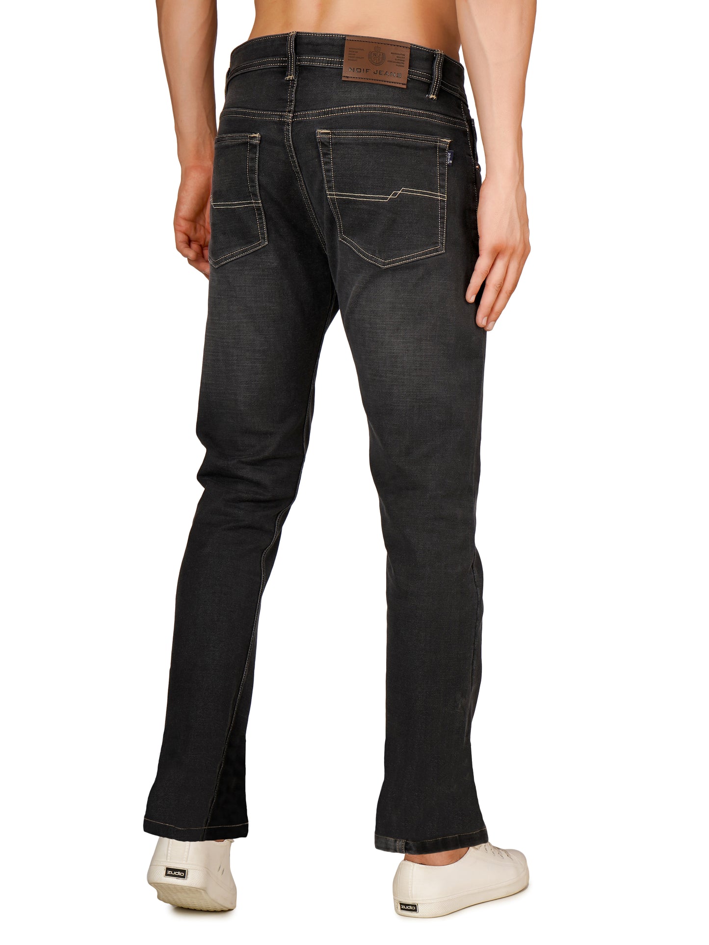 Noif Black Faded Sandwash