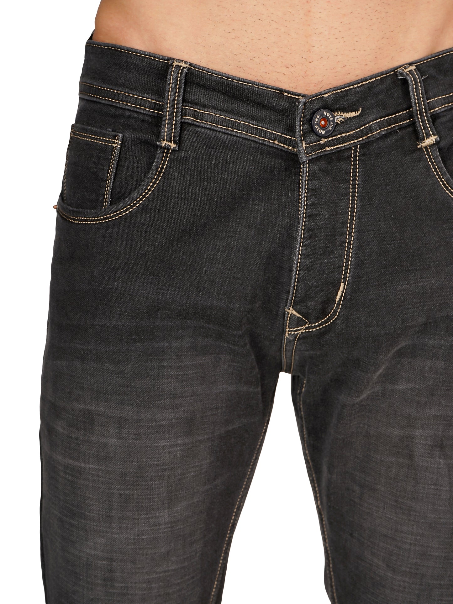 Noif Black Faded Sandwash
